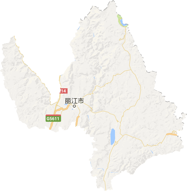 丽江市电子地图