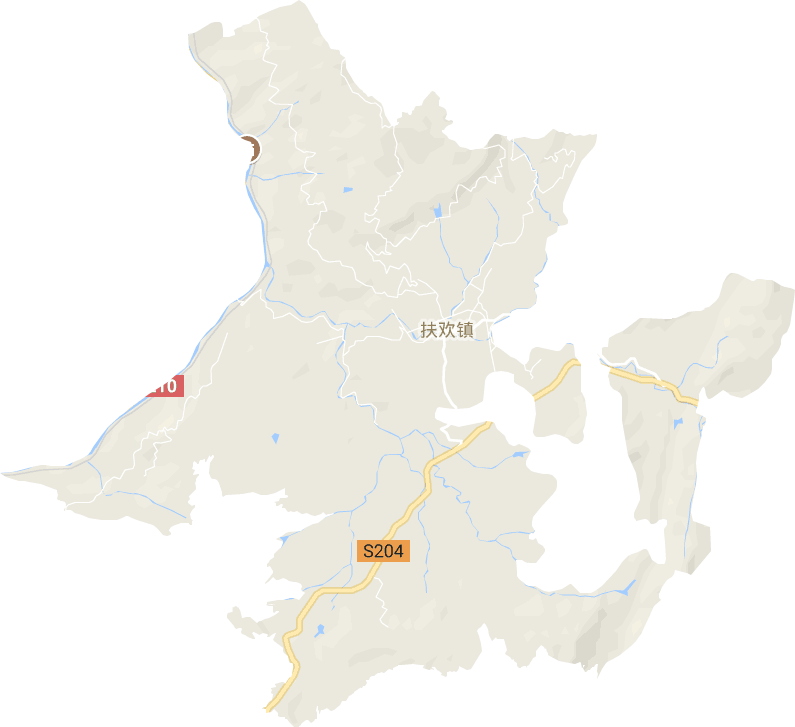 扶欢镇电子地图
