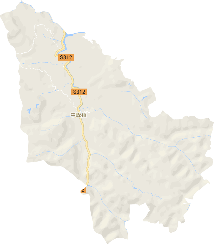 中峰镇电子地图
