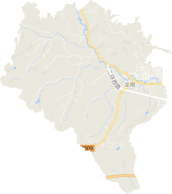 龙岗街道电子地图
