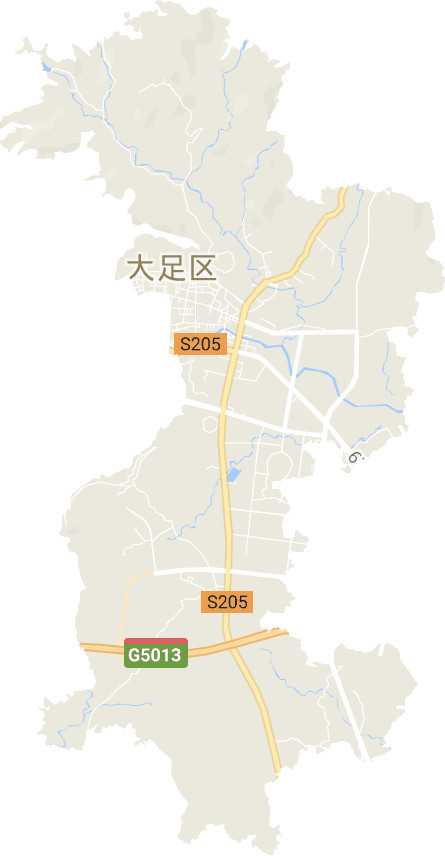 棠香街道电子地图
