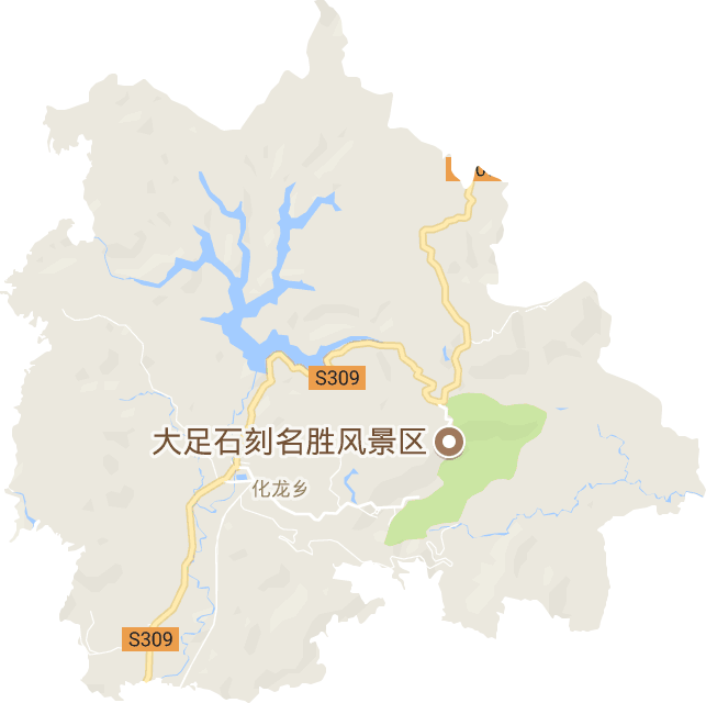 宝顶镇电子地图
