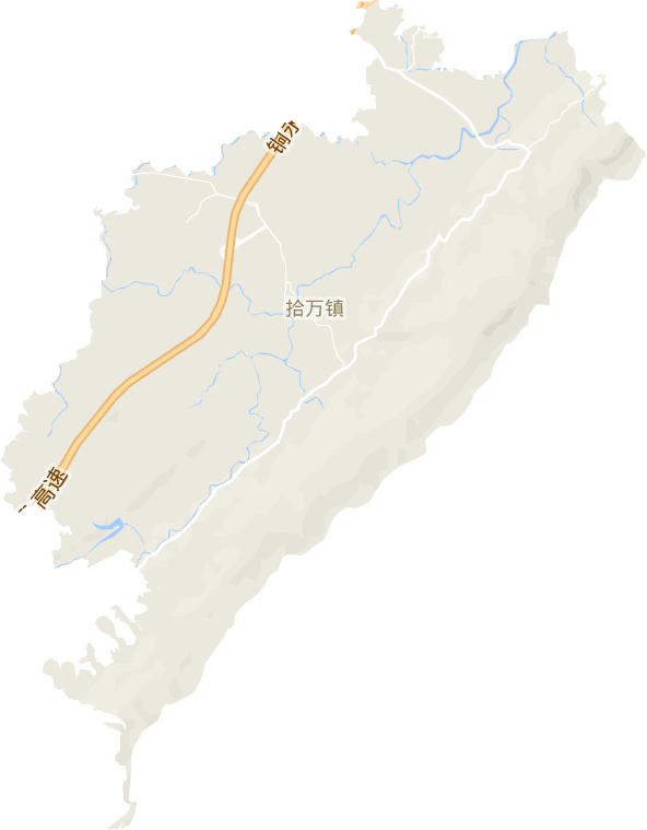 拾万镇电子地图