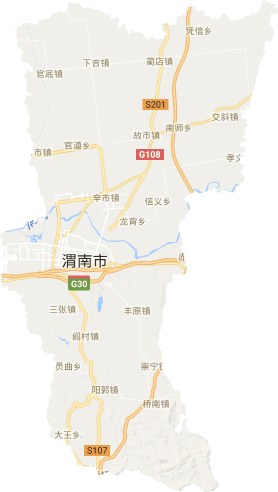 临渭区电子地图