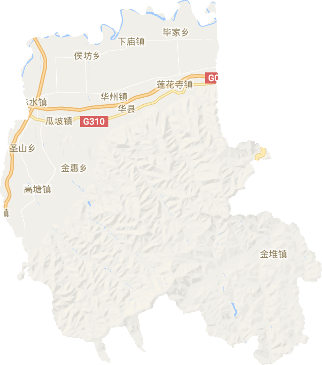 华州区电子地图
