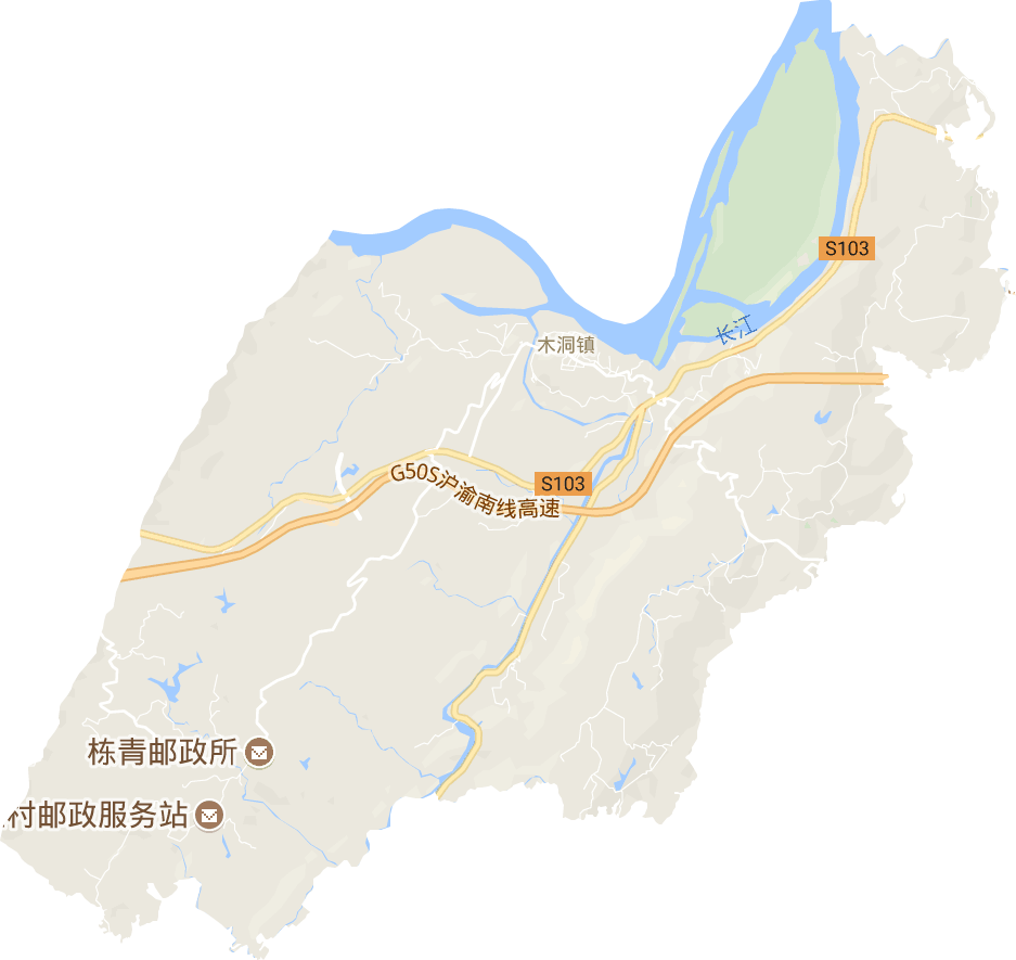 木洞镇电子地图