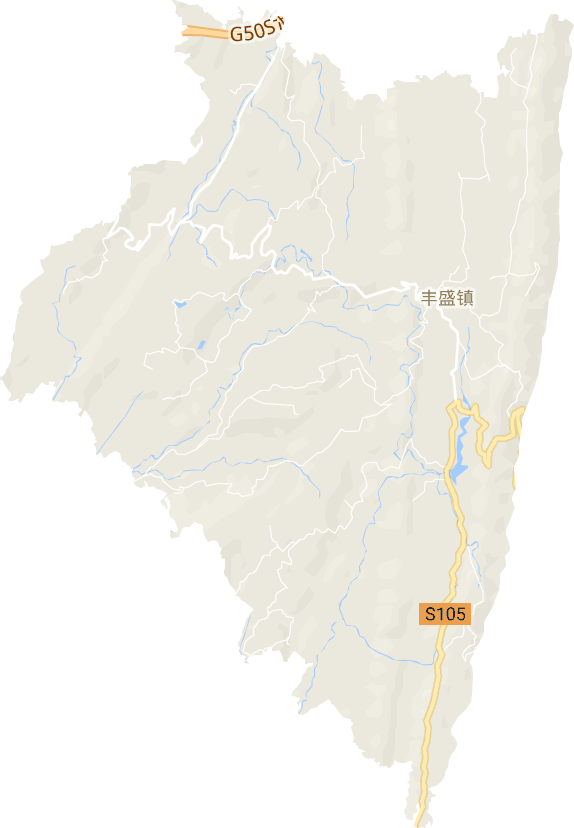 丰盛镇电子地图