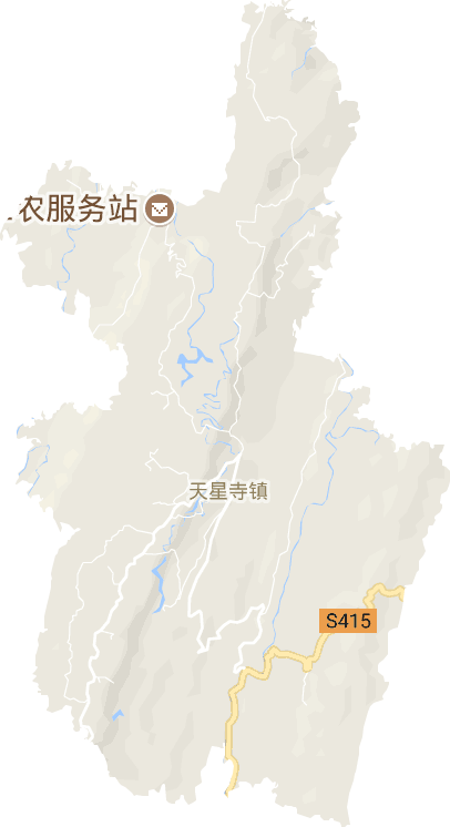 天星寺镇电子地图