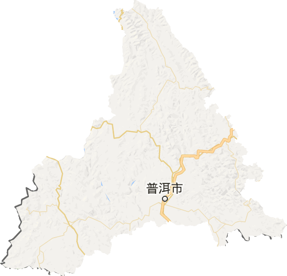 普洱市电子地图