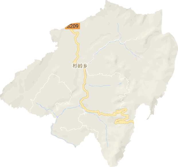 杉岭乡电子地图