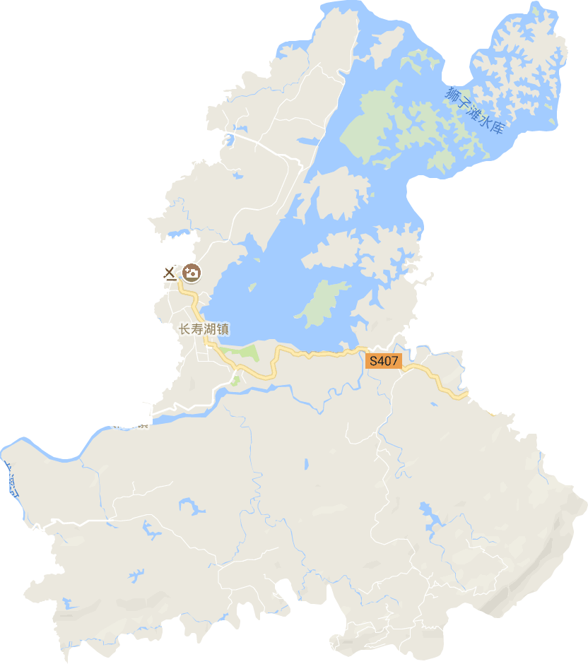 长寿湖镇电子地图
