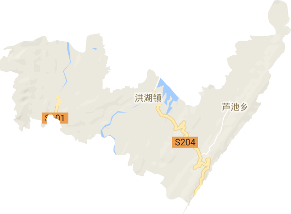 洪湖镇电子地图
