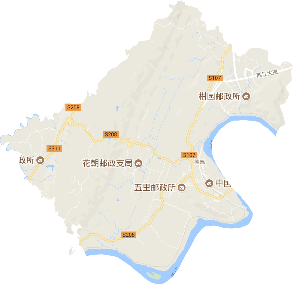 德感街道电子地图