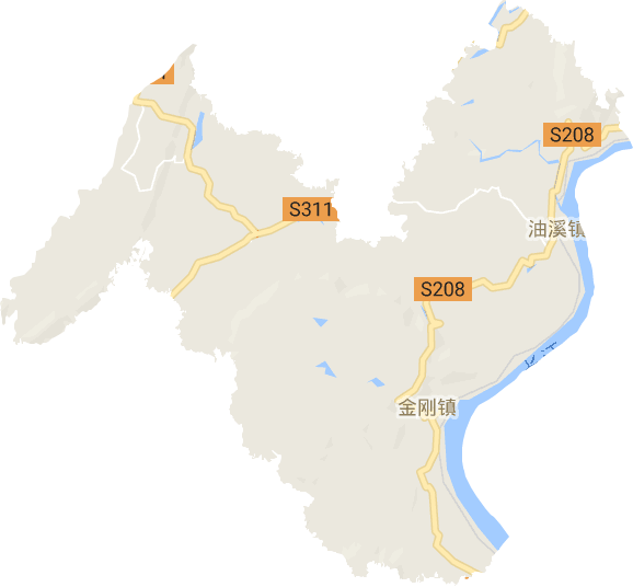 油溪镇电子地图