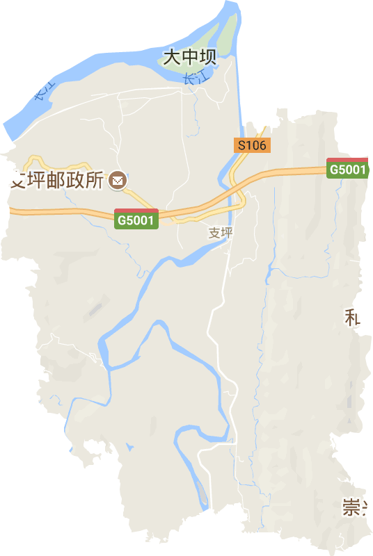 支坪镇电子地图