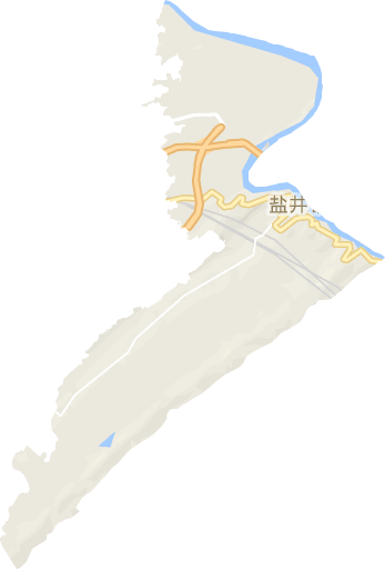 盐井街道电子地图