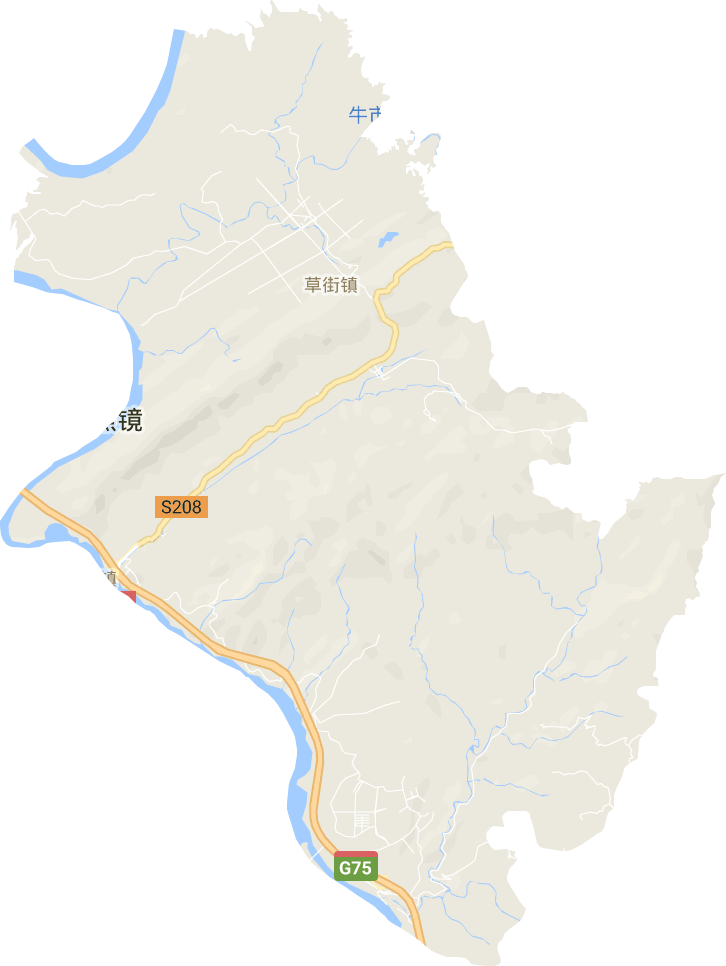 草街街道电子地图