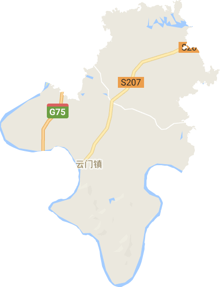云门街道电子地图