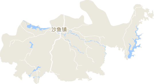沙鱼镇电子地图