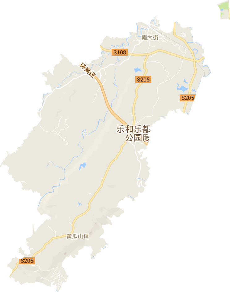 南大街街道电子地图