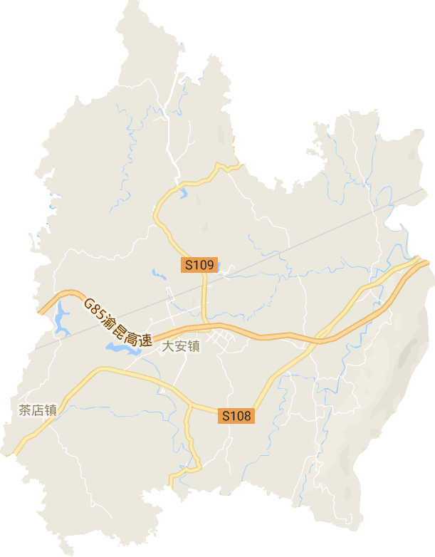 大安街道电子地图