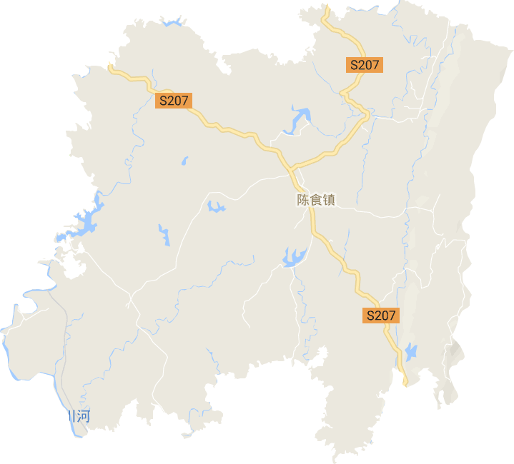 陈食街道电子地图