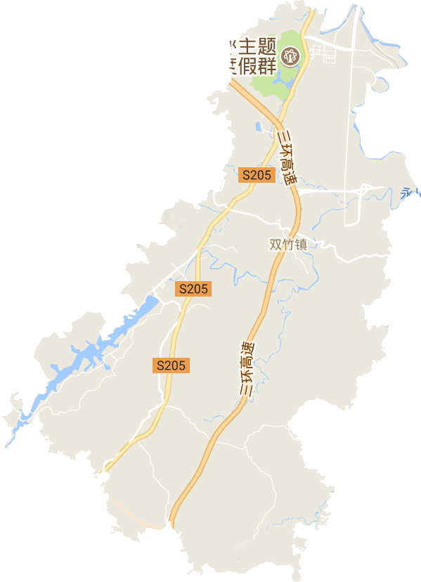 卫星湖街道电子地图