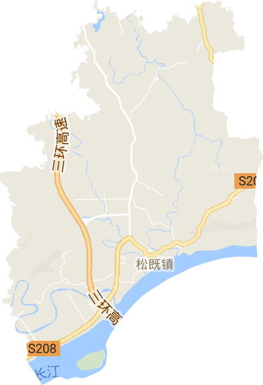 松溉镇电子地图