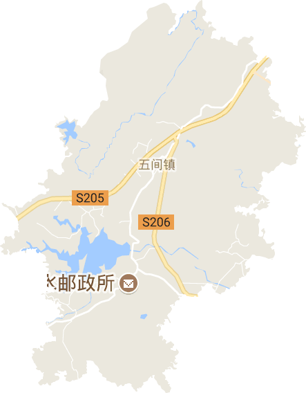 五间镇电子地图