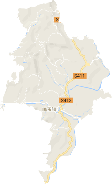 鸣玉镇电子地图