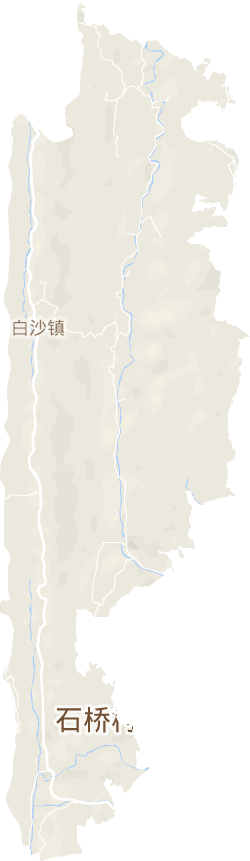 白沙镇电子地图