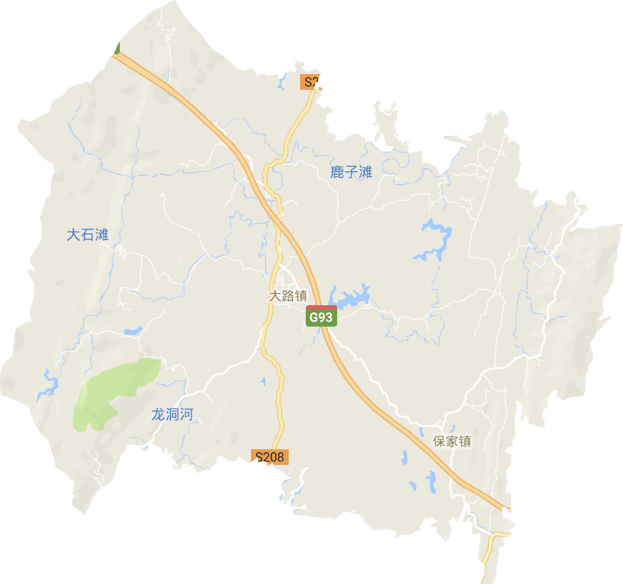大路街道电子地图