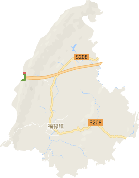 福禄镇电子地图