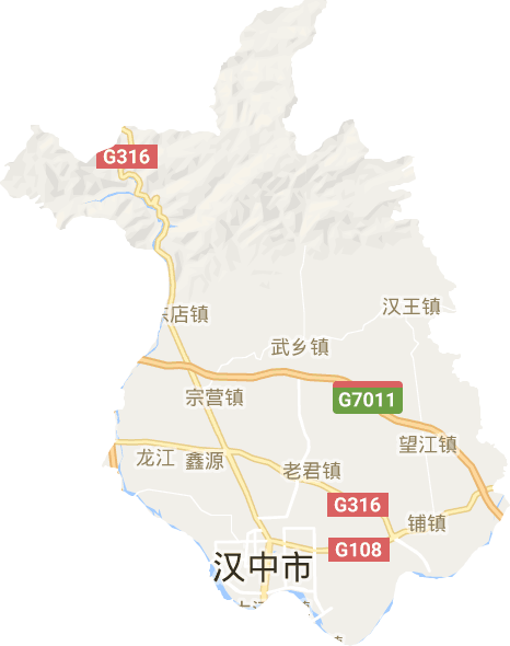 汉台区电子地图