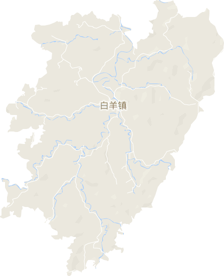 白羊镇电子地图