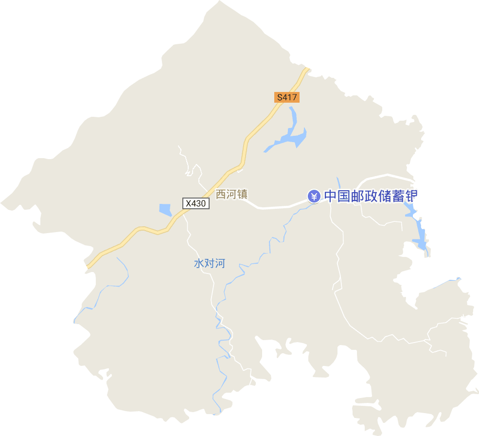 西河镇电子地图