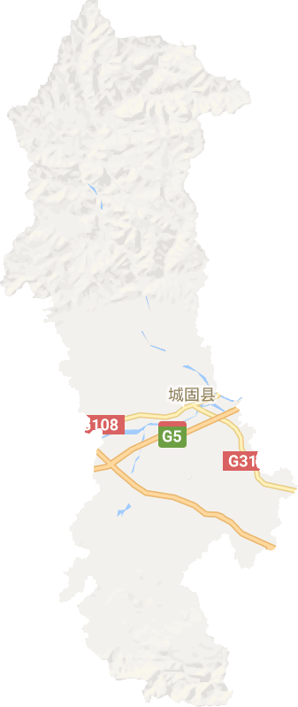 城固县电子地图