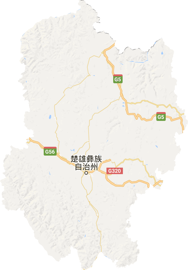 楚雄州电子地图
