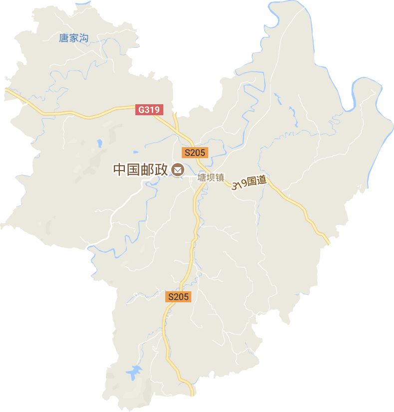 塘坝镇电子地图