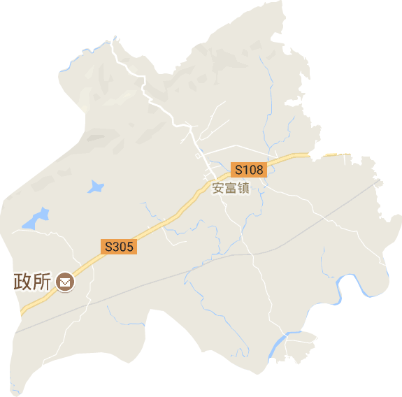 安富街道电子地图