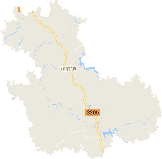 观胜镇电子地图