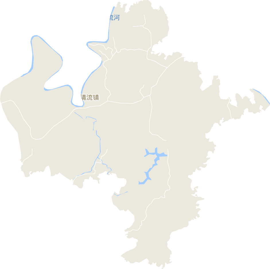 清流镇电子地图