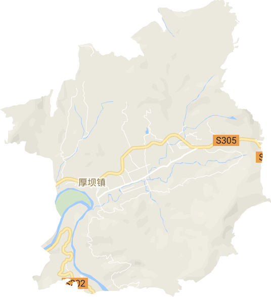 厚坝镇电子地图
