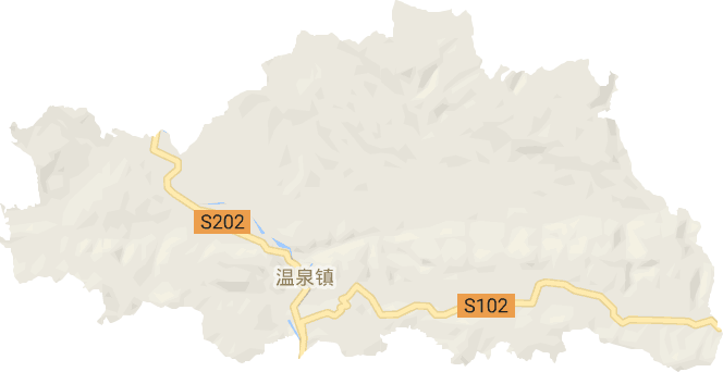 温泉镇电子地图