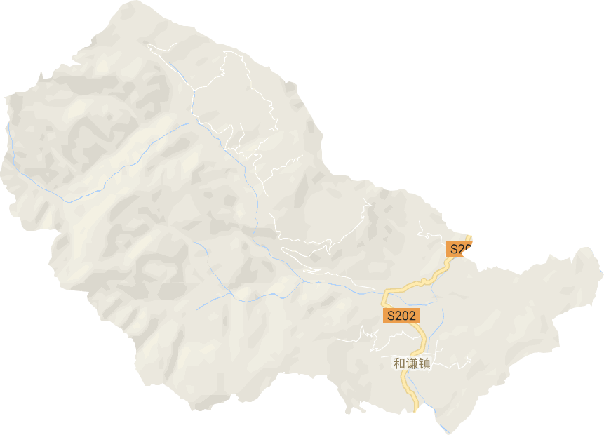 和谦镇电子地图