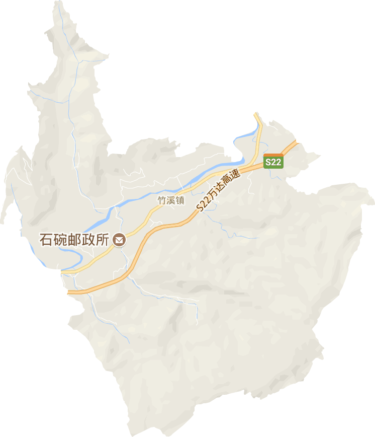 竹溪镇电子地图