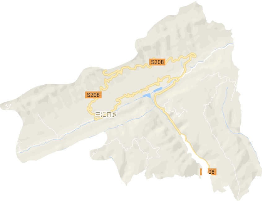三汇口乡电子地图