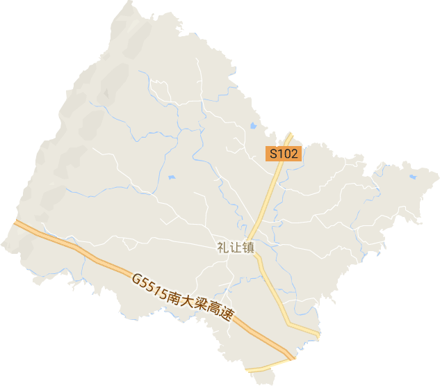 礼让镇电子地图