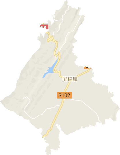 屏锦镇电子地图