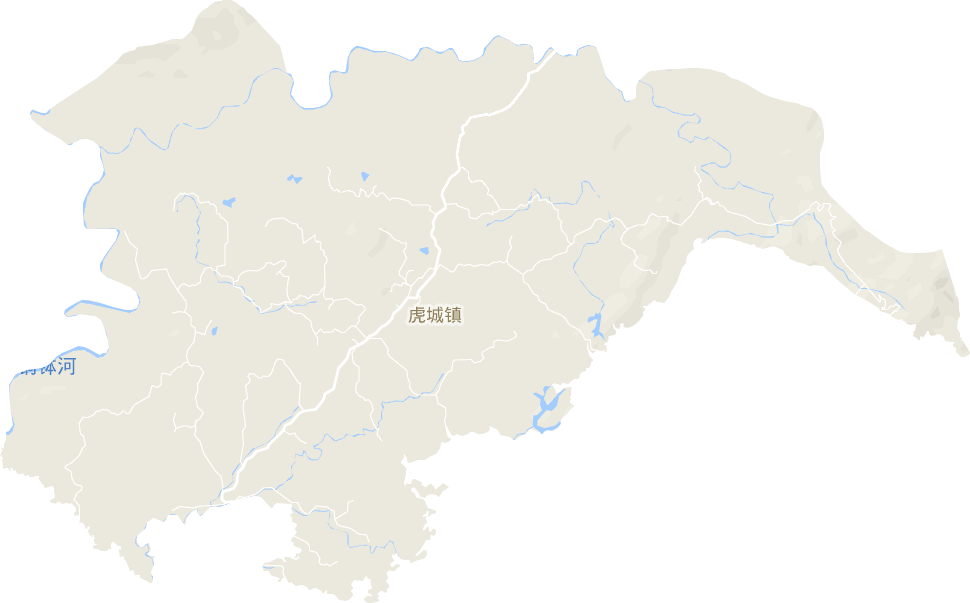 虎城镇电子地图